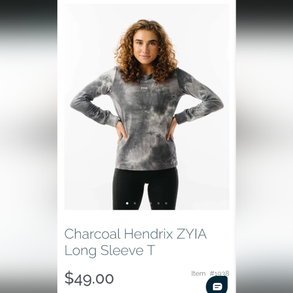 Charcoal Hendrix Long Sleeve T - XXL